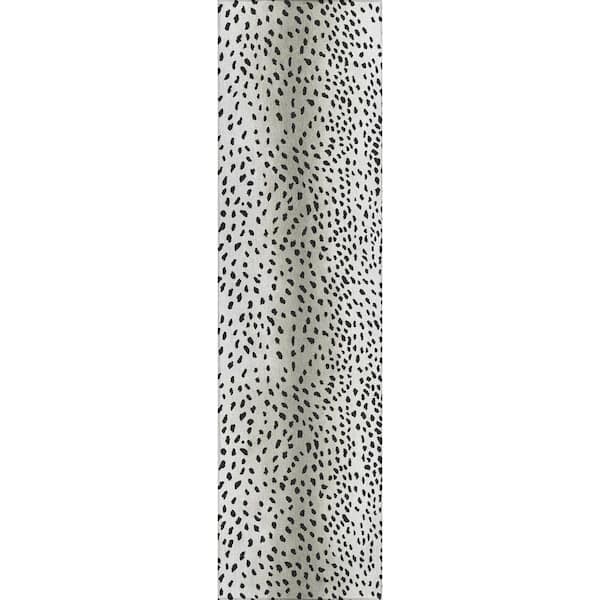 Addison Rugs Safari Black 2 ft. 3 in. x 7 ft. 6 in. Indoor/Outdoor Washable Indoor/Outdoor Washable Rug