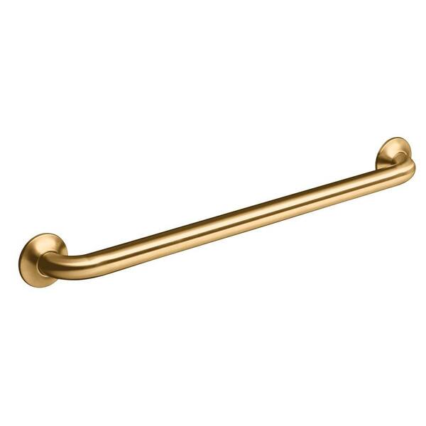 KOHLER Transitional 24 in. Concealed Grab Bar in Vibrant Brushed Bronze