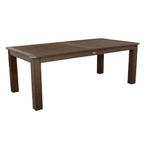 Weathered Acorn 42 in. x 84 in. Rectangular Recycled Plastic Outdoor Dining Table