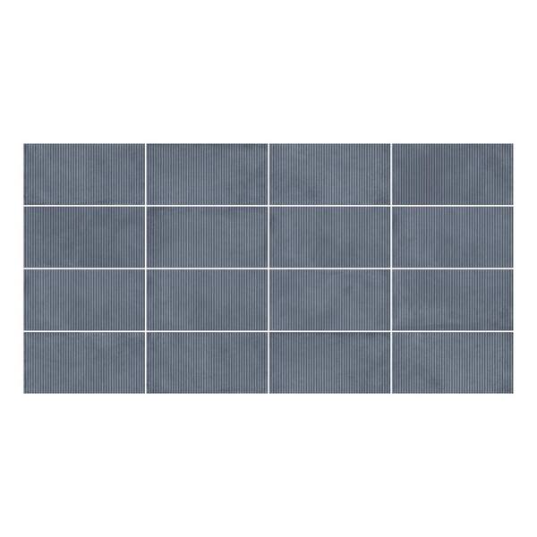 Giorbello Spanish Iconic 24 in. x 48 in. x 10. 2mm 3D Matte Porcelain Wall Tile-Azul (10 PCS, 77.5 sq. ft. /Pallet) G8739-P