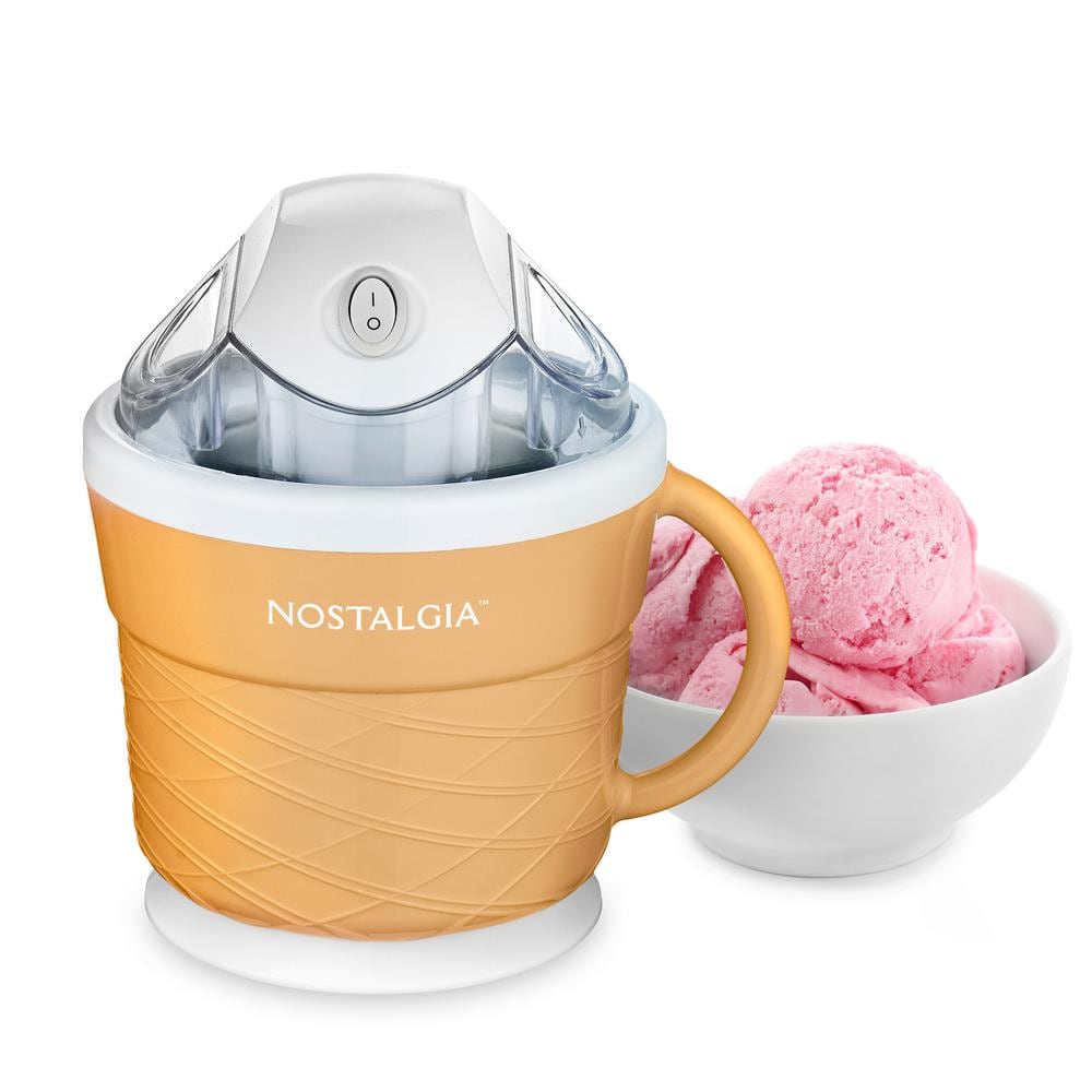 Nostalgia 0.75 qt. Tan Ice Cream Maker NGCNICM15TN The Home Depot