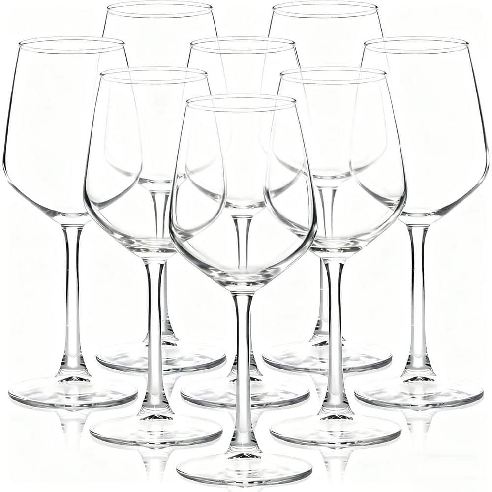 12 oz. Red and White Wine Glasses, Clear Water Goblets Set of 8, Multi-purpose Water Goblet Glasses for Party and Bar price history on PriceWatchPro
