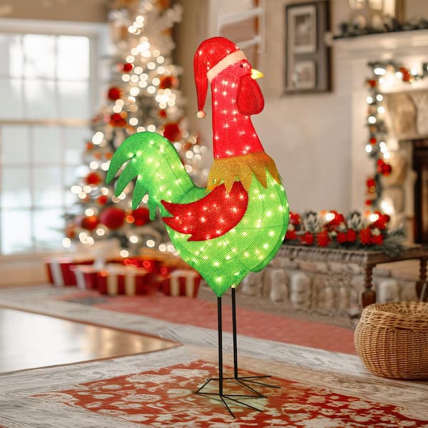 7ft Christmas Rooster outlets Yard Decoration.