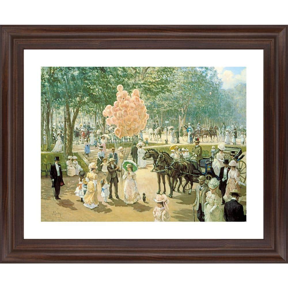 Balloon Seller By Alan Maley Framed Print Wall Art 28 in. x 34 in. price history on PriceWatchPro