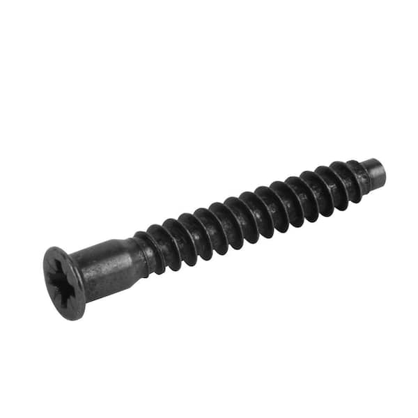 Everbilt 5 mm x 50 mm Black Phillips Connecting Screw 50688 - The Home ...