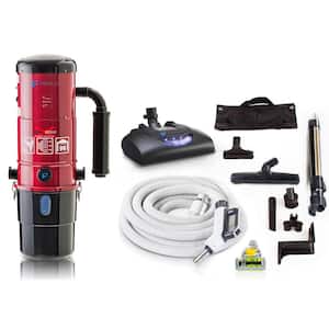 Central Vacuum Unit with Premium Electric Hose Kit and 25 Year Warranty