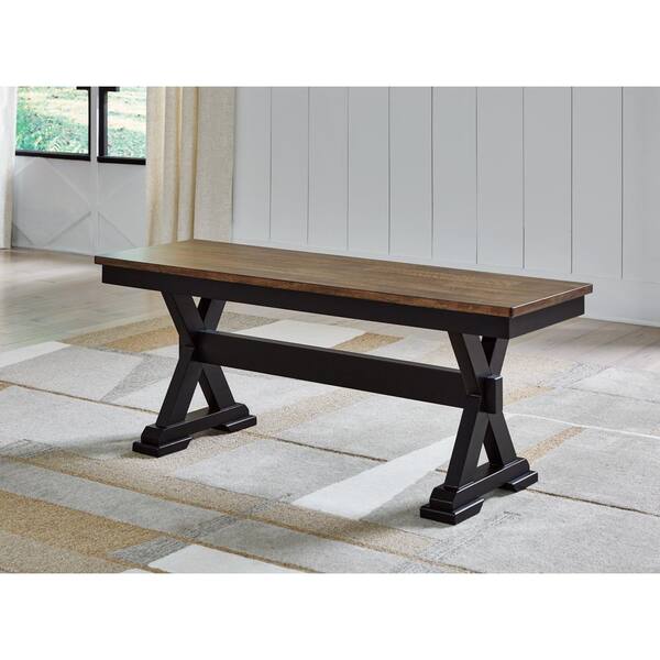 Signature DESIGN BY ASHLEY Wildenauer Brown/Black Dining Table