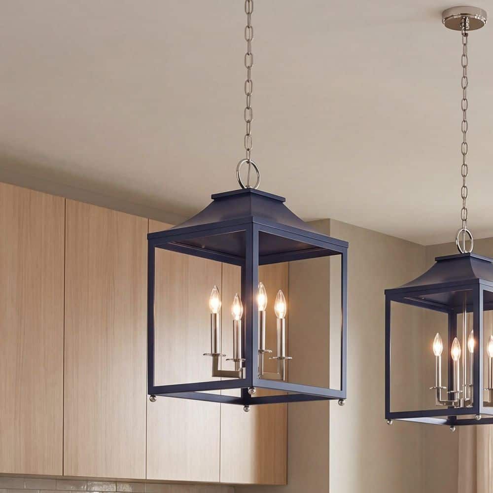 Savoy House Meridian 15.25 in. W x 25.5 in. H 4-Light Navy Blue