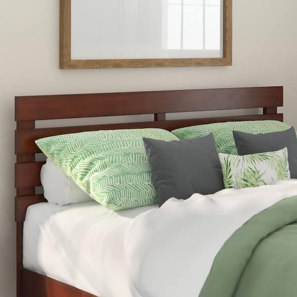 AFI Oxford Queen Headboard with USB Turbo Charger in Walnut