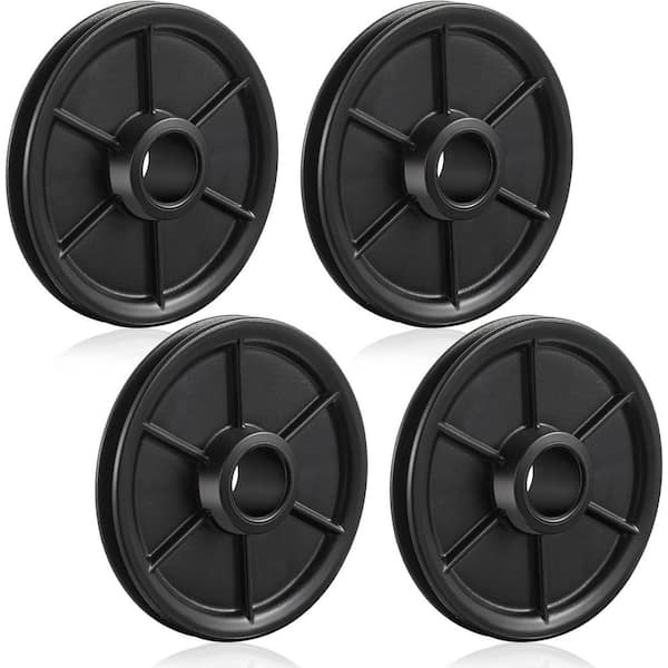 2.5 in. Robust Plastic Garage Door Idler Pulley Opener Parts Chain Cable Compatible with Chamberlain Liftmaster 4-Pack