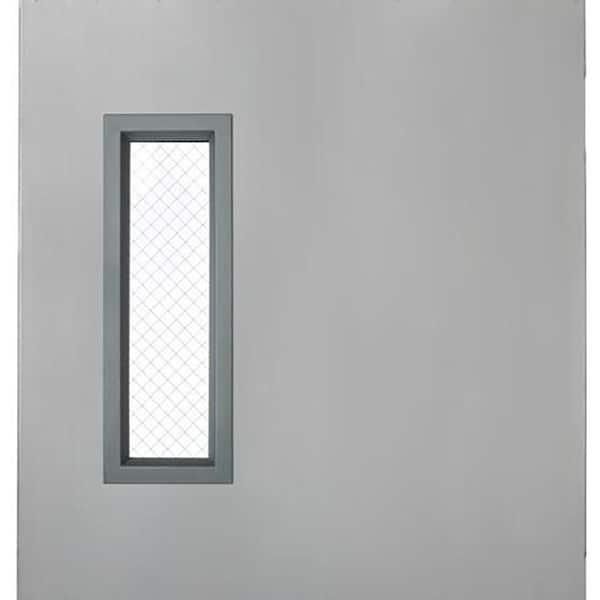 LIF Industries, Inc 36 in. x 80 in. Gray Flush Exit with
