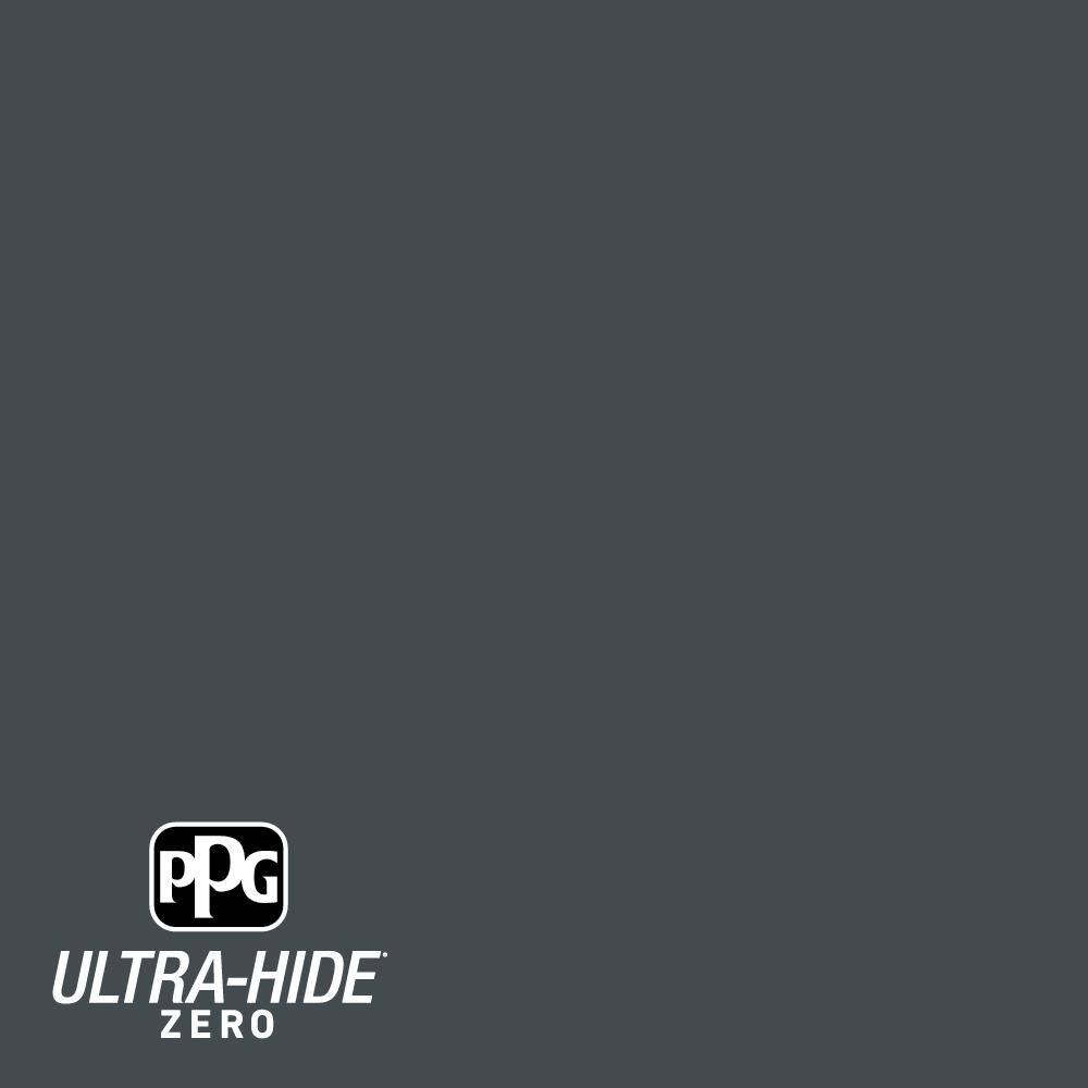 Ppg Ultra Hide Zero 1 Gal Ppg1001 7 Black Magic Flat Interior Paint Ppg1001 7z 01f The Home Depot