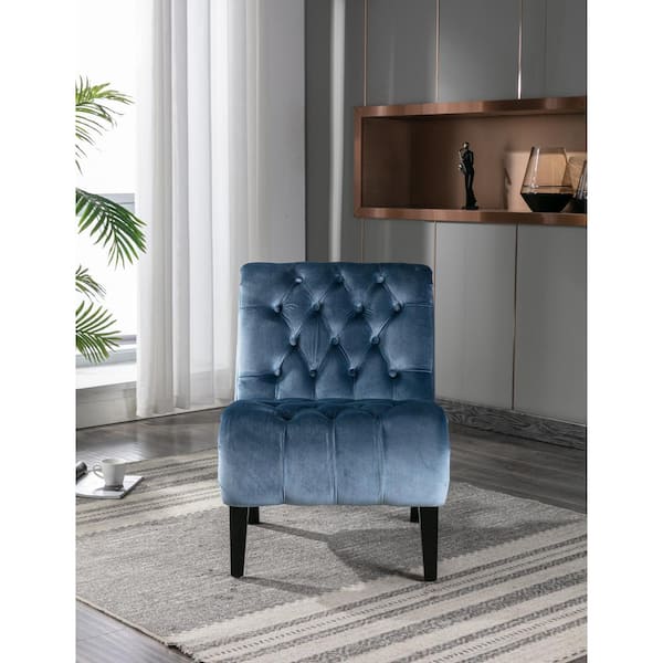 Light blue deals velvet accent chair