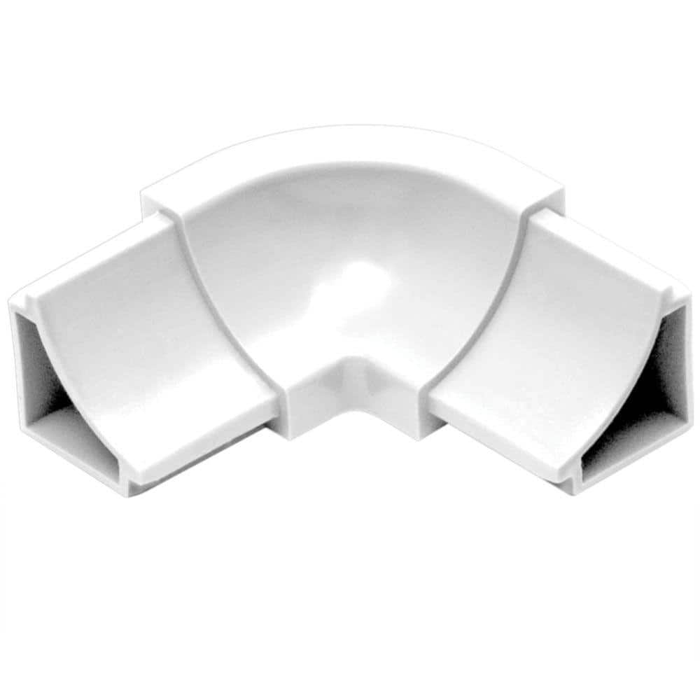 Dilex-HKW Bright White 1 in. x 2 in. PVC 3-Way Inside Corner price history on PriceWatchPro