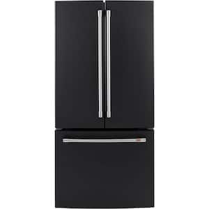 18.6 cu. ft. Smart French Door Refrigerator in Matte Black, Fingerprint Resistant, Counter Depth and ENERGY STAR