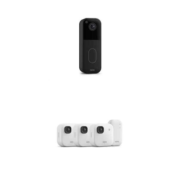 Blink 2K Wireless Smart Security 3-Camera and Battery Video