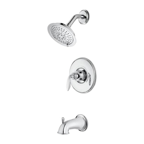 Pfister Avalon Single Handle Tub and Shower Trim Kit in Polished Chrome (Valve not Included)