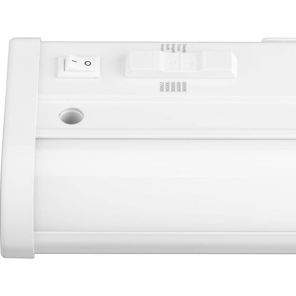 12-Inch White LED Linear Undercabinet Light with 5-CCT