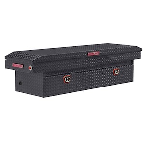 72 in. Gray Aluminum Full Size Crossbed Truck Tool Box