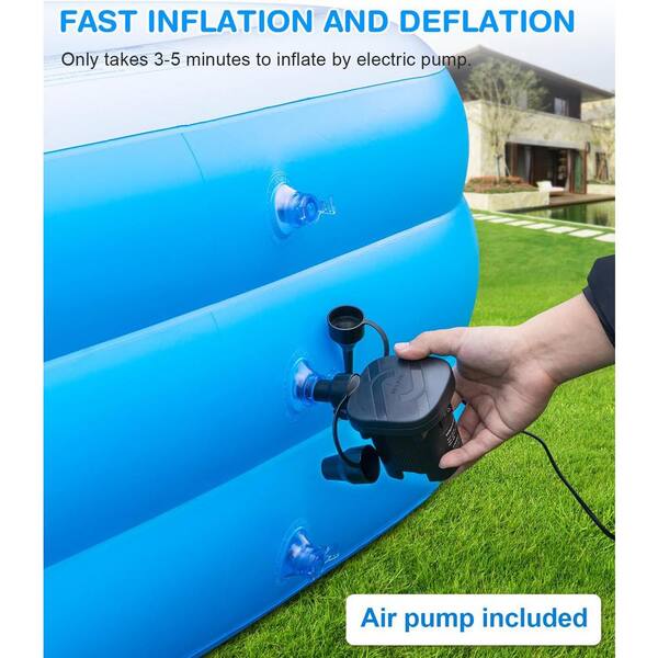 Inflatable pool pump discount