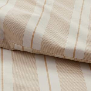 Wide Stripe T200 Yarn Dyed Cotton Percale Fitted Sheet