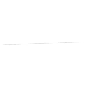 Cabinet Scribe Edge Molding in Satin White (90 x 0.75 x 0.19 in.)