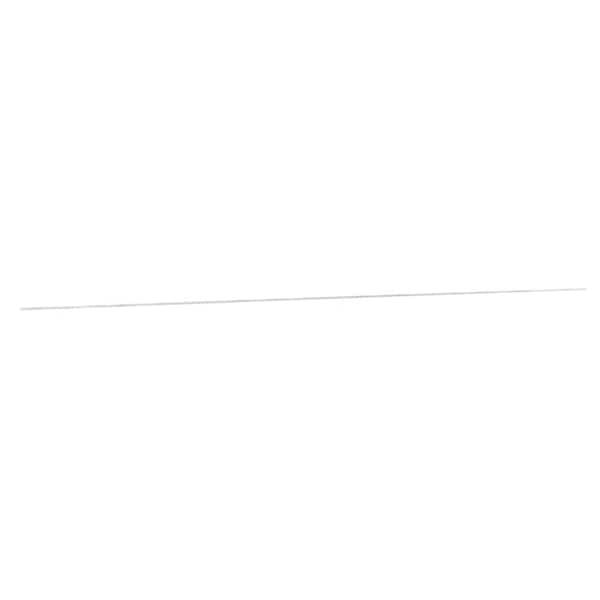Hampton Bay Cabinet Scribe Edge Molding in Satin White (90 x 0.75 x 0.19 in.)