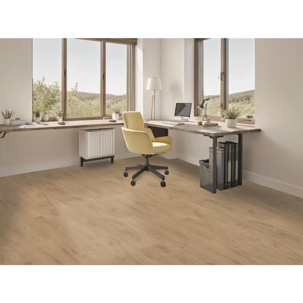 Clifton White Oak 12 MIL 13.2 ft. W x Cut to Length Waterproof Vinyl Sheet Flooring