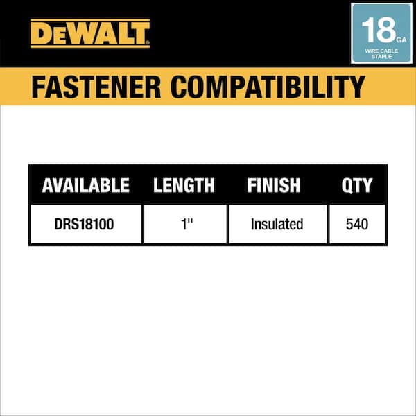 DEWALT - 20V MAX Lithium-Ion Cordless Cable Stapler with 20V MAX Compact Lithium-Ion 2.0Ah Battery Pack