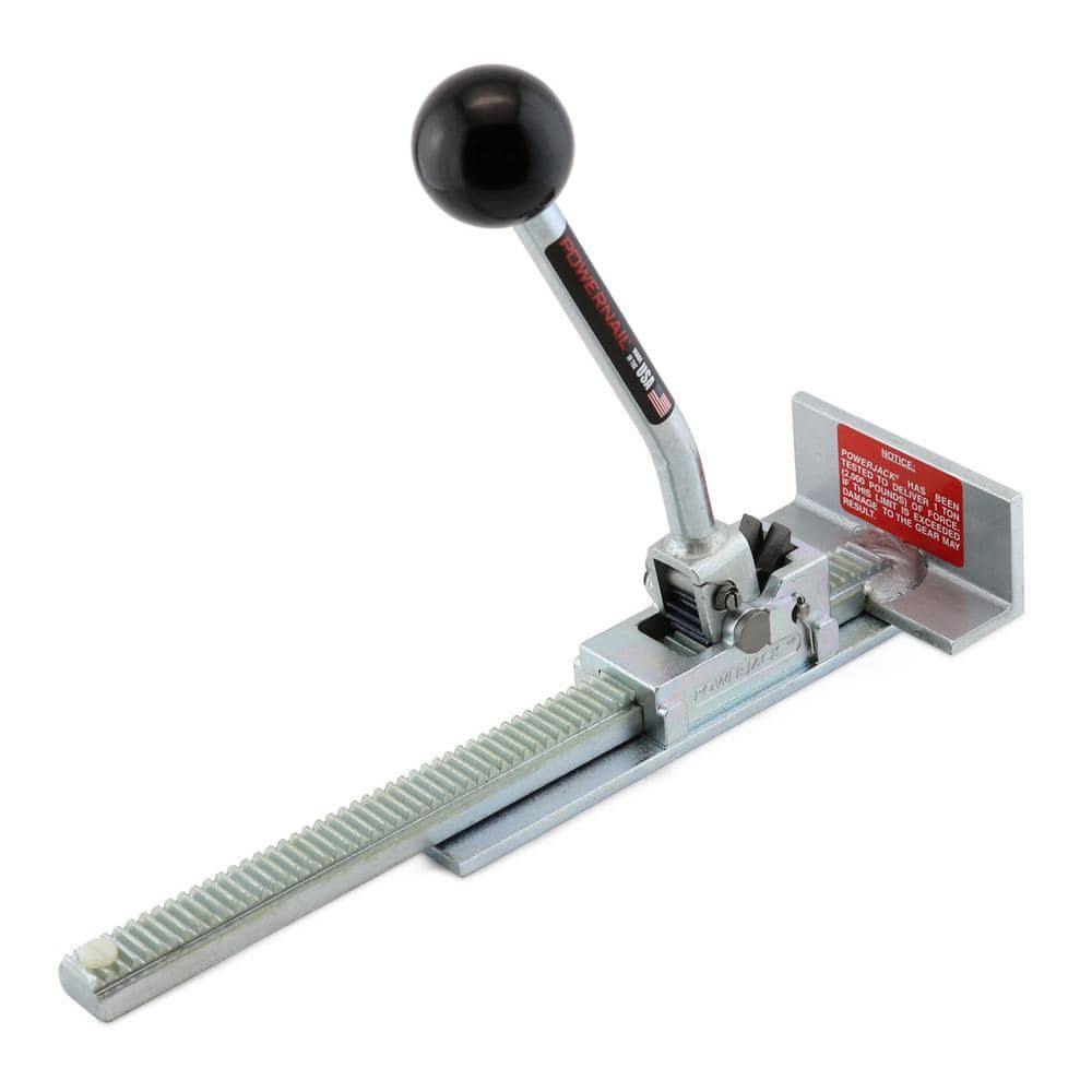 Ratcheting Flooring Jack for Installing Hardwood and Engineered Floor Board