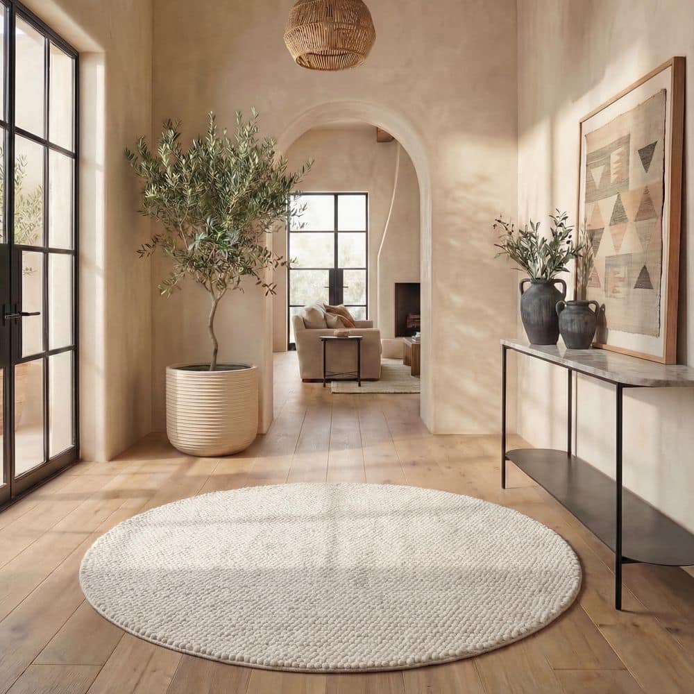 Natura 11 ft. x 11 ft. Round Ivory Gradient Area Rug price history on PriceWatchPro