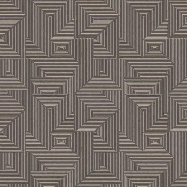 Unbranded Zen Collection Blue Cleopatra Geometric Textured Sheen Finish Non-Pasted Non-Woven Wallpaper Sample