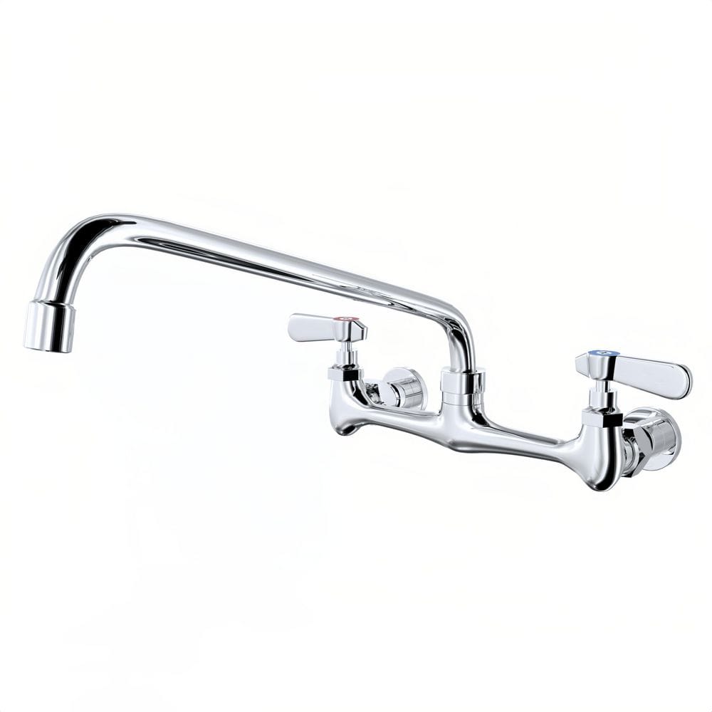 2-Handle Wall Mount Standard Kitchen Faucet in Chrome price history on PriceWatchPro