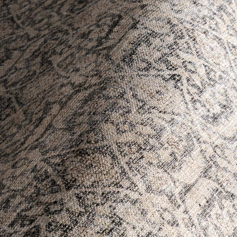 Hillstone 5x8 Red Synthetic Vintage Medallion Area Rug