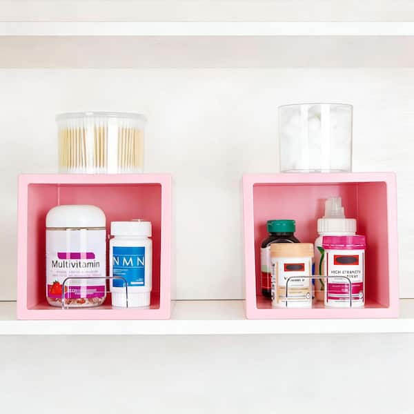Wudkey 4 Pack Large Stackable Storage Drawers, Plastic Bins for