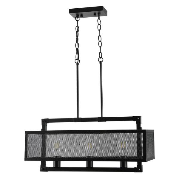 Black rectangular deals pendant light