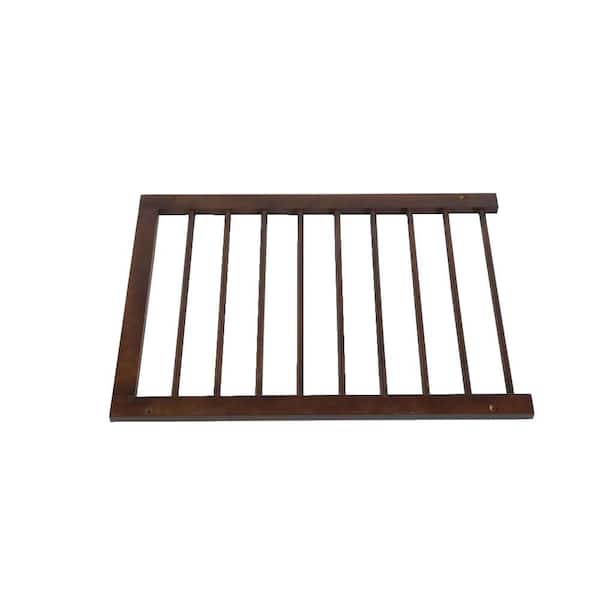 Cardinal Gates 22-1/4 in. Walnut Extension for Step Over Gate