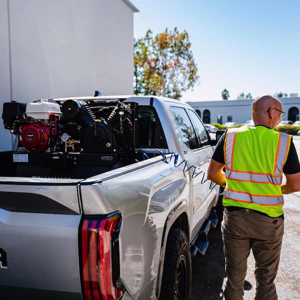 30 Gal. 175 PSI Portable Gas-Powered Air Compressor with 13HP Honda GX390 Engine