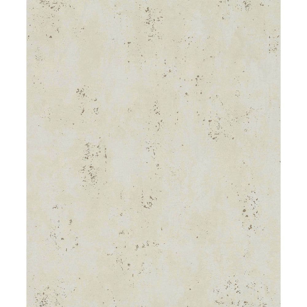Textures Collection Beige Industrial Plain Metallic Specks Finish Vinyl on 