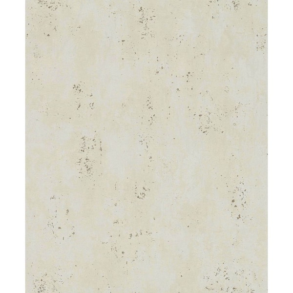 Unbranded Textures Collection Beige Industrial Plain Metallic Specks Finish Vinyl on Non-Woven Non-Pasted Wallpaper Sample