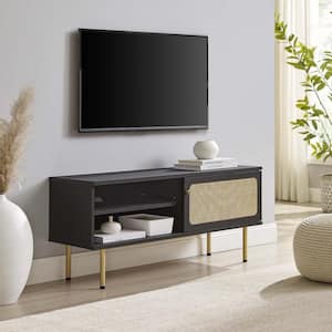 Cambria 24 in. - 47 in. TV Stand in Black