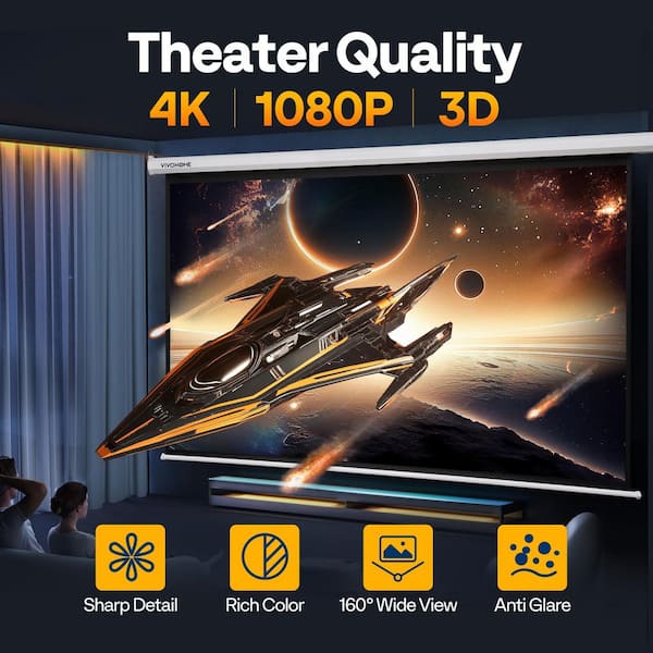 ４K 電動スクリーン ロールスクリーン NAVIO 80インチ 電動 プロジェクター スクリーン ワイド 80インチ 吊り下げ|WCB1780FEH