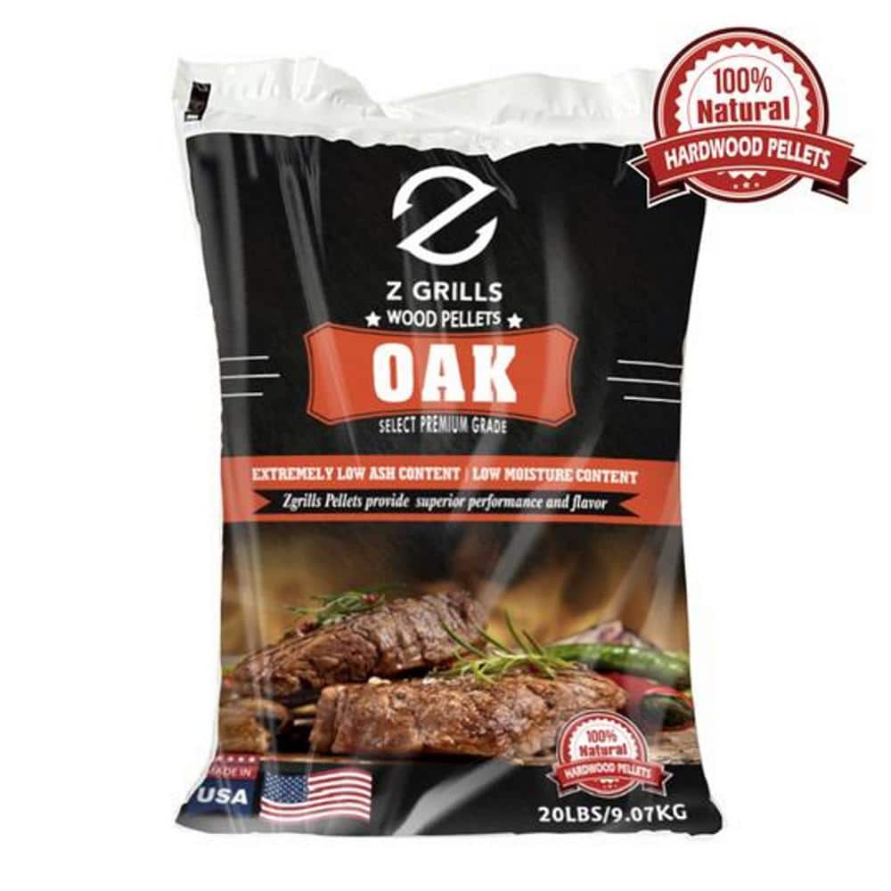 Z GRILLS 20 lbs. Oak Wood Pellets C006-20LBN - The Home Depot