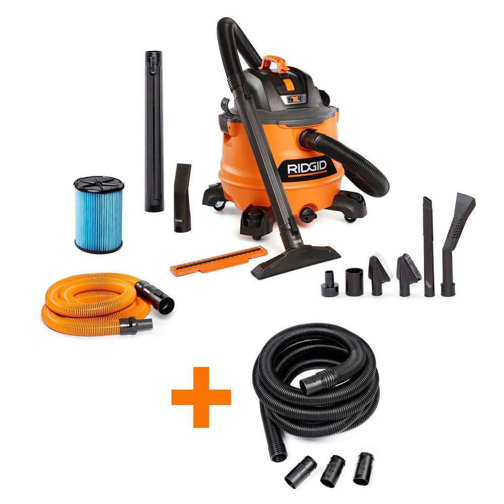 14 Gal. 6.0 Peak HP NXT Shop Vacuum Wet Dry Vac with Filter, 20 ft. Hose, Accessories and Car Cleaning Kit HD1401B price history on PriceWatchPro