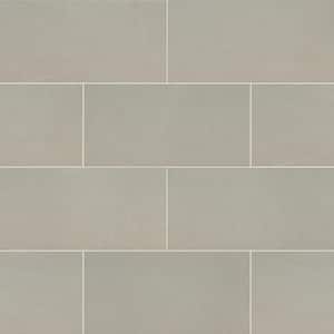 Bellevue White 24 in. x 48 in. Matte Porcelain Floor and Wall Tile (16 sq. ft./Case)