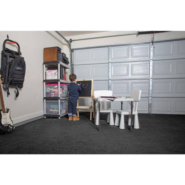1/4 Inch Thick Garage Grip Floor Mat, Heavy Duty Non-Slip Garage