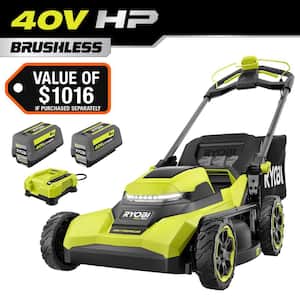 40V HP Brushless 21 in. Cordless Battery Walk Behind Self-Propelled Lawn Mower with (2) 6.0 Ah Batteries and Charger