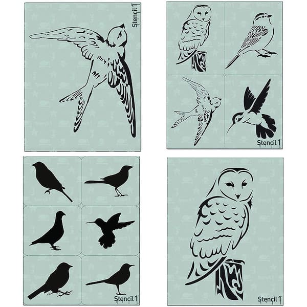 Stencil1 Bird Favorites Stencil Bundle