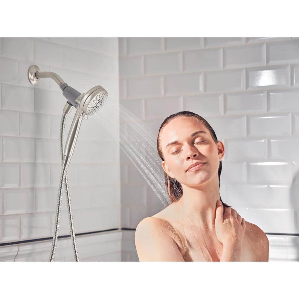 Spot Resist Nickel Handheld Wall Mounted Rain Shower System