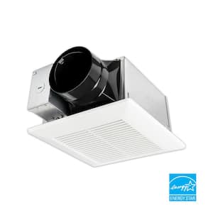 Whisper Mighty Pick-A-Flow 70/90 CFM Ceiling/Wall Bathroom Exhaust Fan, Energy Star with 9 in. x 9 in. Grille Footprint